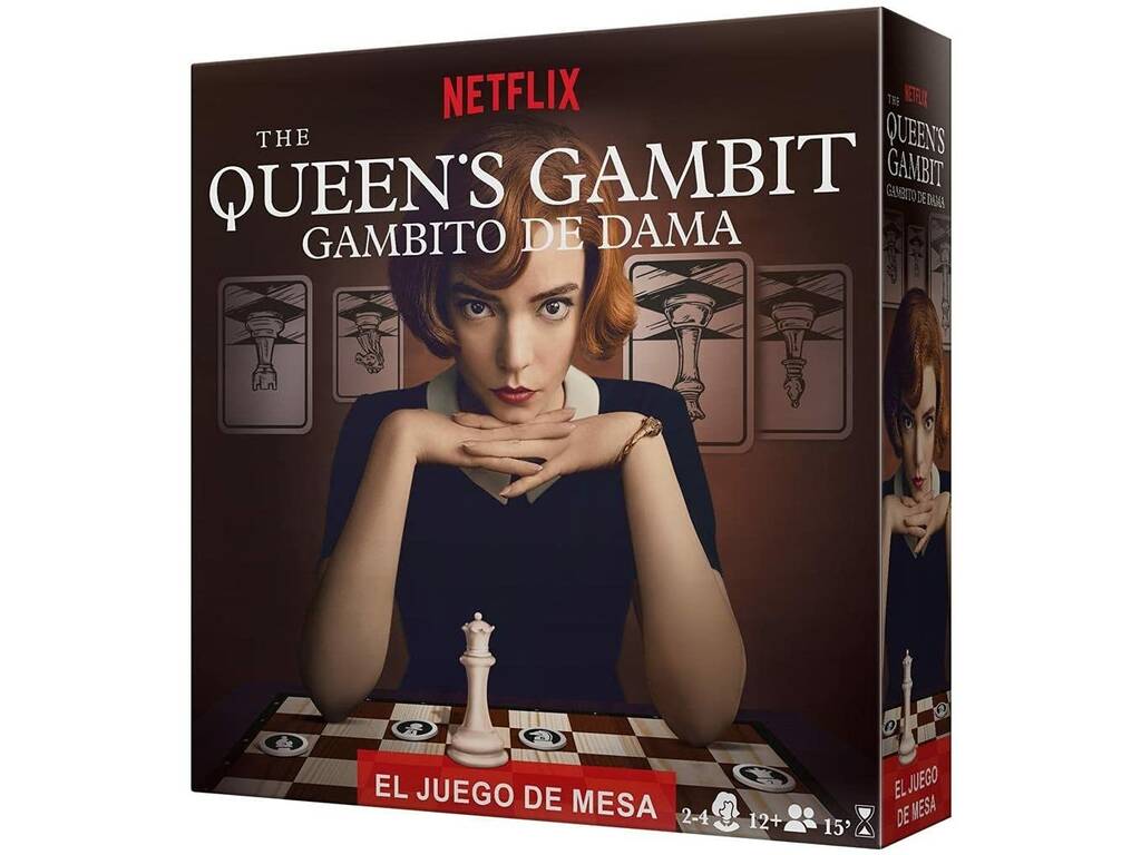 Gambito de Dama O Jogo de Tabuleiro Asmodee MIXQG01ES - Juguetilandia