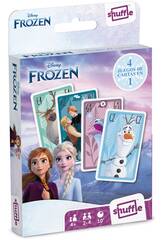 Frozen Jeu de Cartes Enfants Shuffle 4 en 1 Fournier 10027509