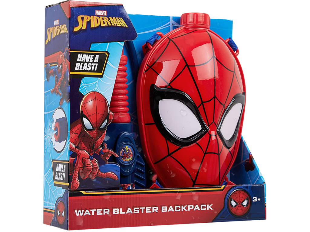 Spiderman Wasserpistole mit Rucksack Valuvic SPE-3377