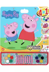 Giga Block Peppa Pig 4 en 1 Cefa Toys 21867