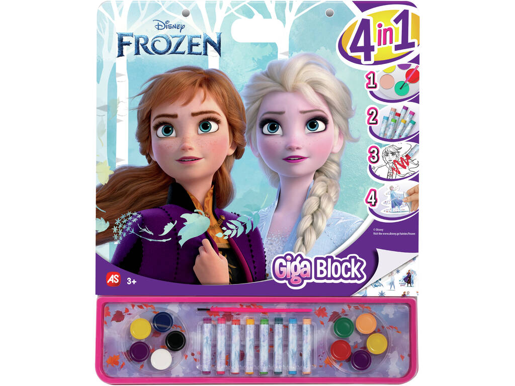 Giga Block Frozen 4 En 1 Cefa Toys 21868