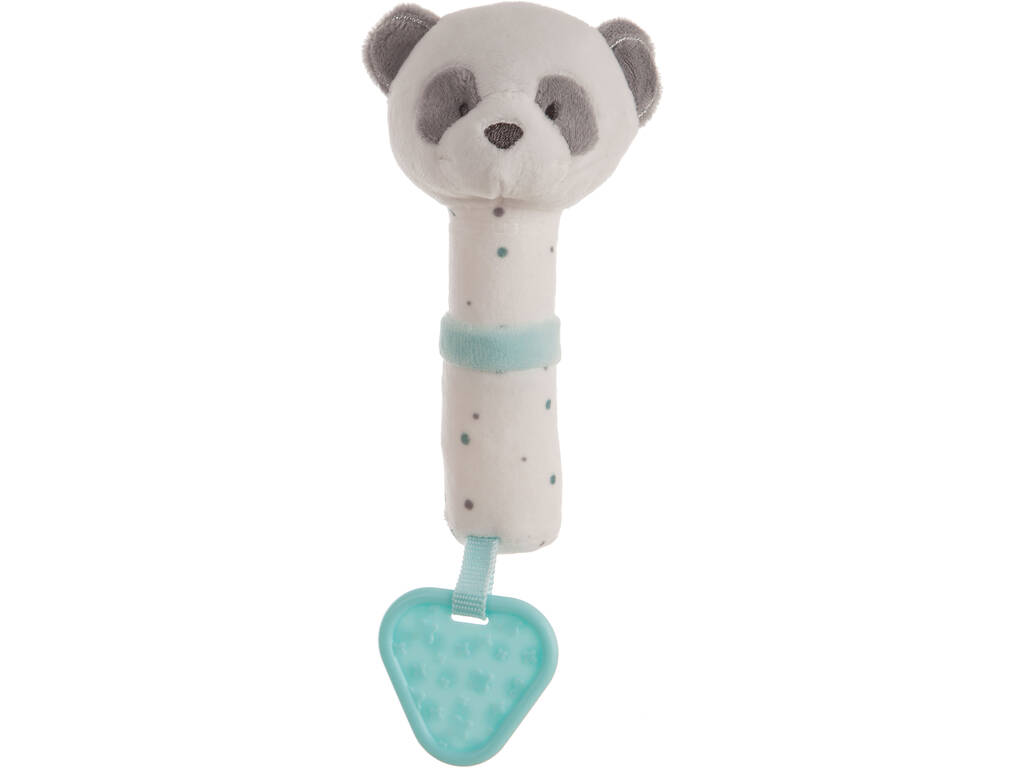 Pito Mordedor Baby Panda Agua Marina 20 cm. Creaciones Llopis 25621