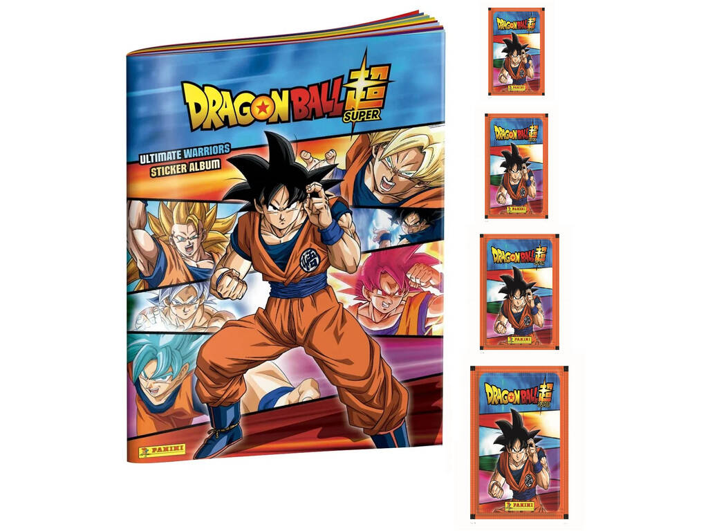 Dragon Ball Super Starter Pack Album com 4 Envelopes Panini