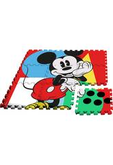 Mickey Mouse Alfombra Puzzle Eva 9 Piezas con Bolsa Kids Euroswan WD22011