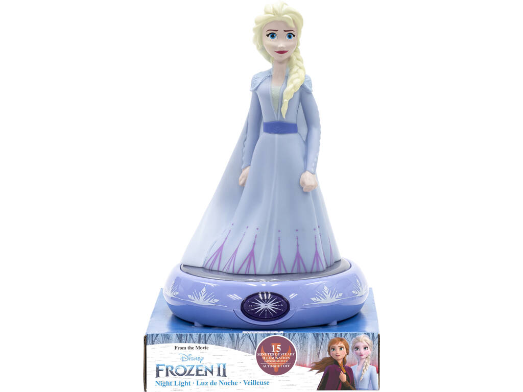 Frozen Elsa Kids lampe 3D Euroswan WD21656