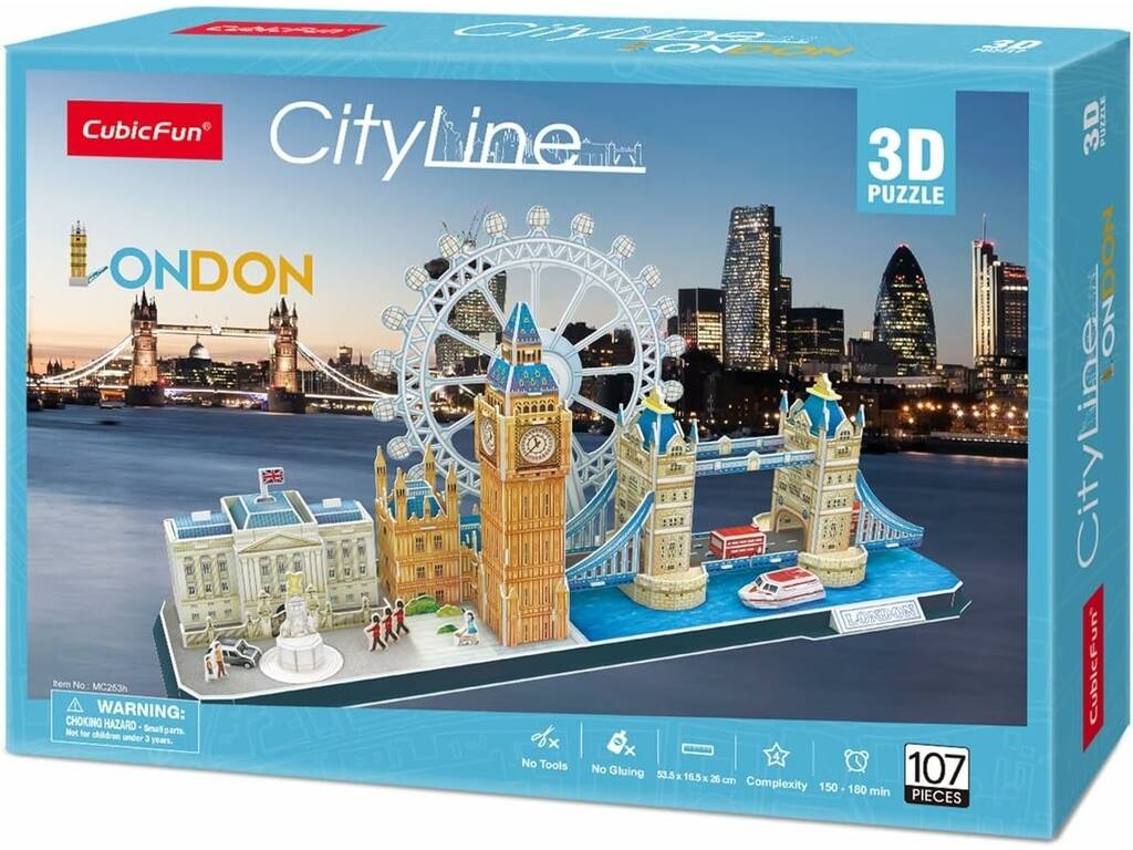 Puzzle 3D City Line Londres