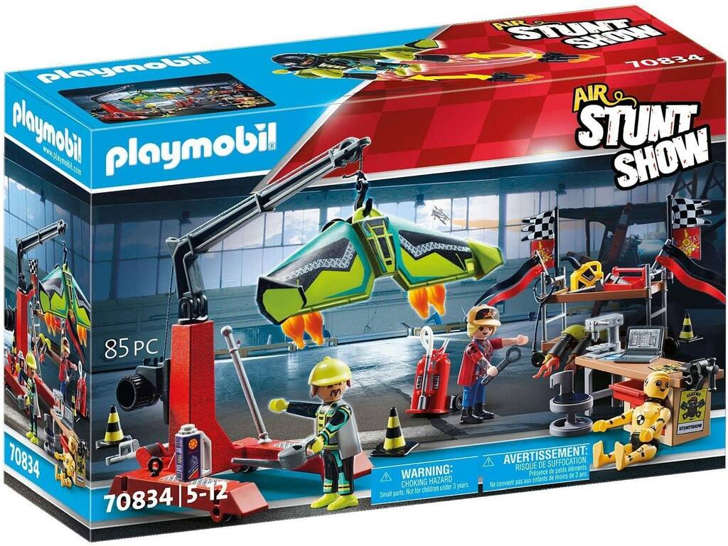 Playmobil Air Stunt Show Stazione di servizio 70834