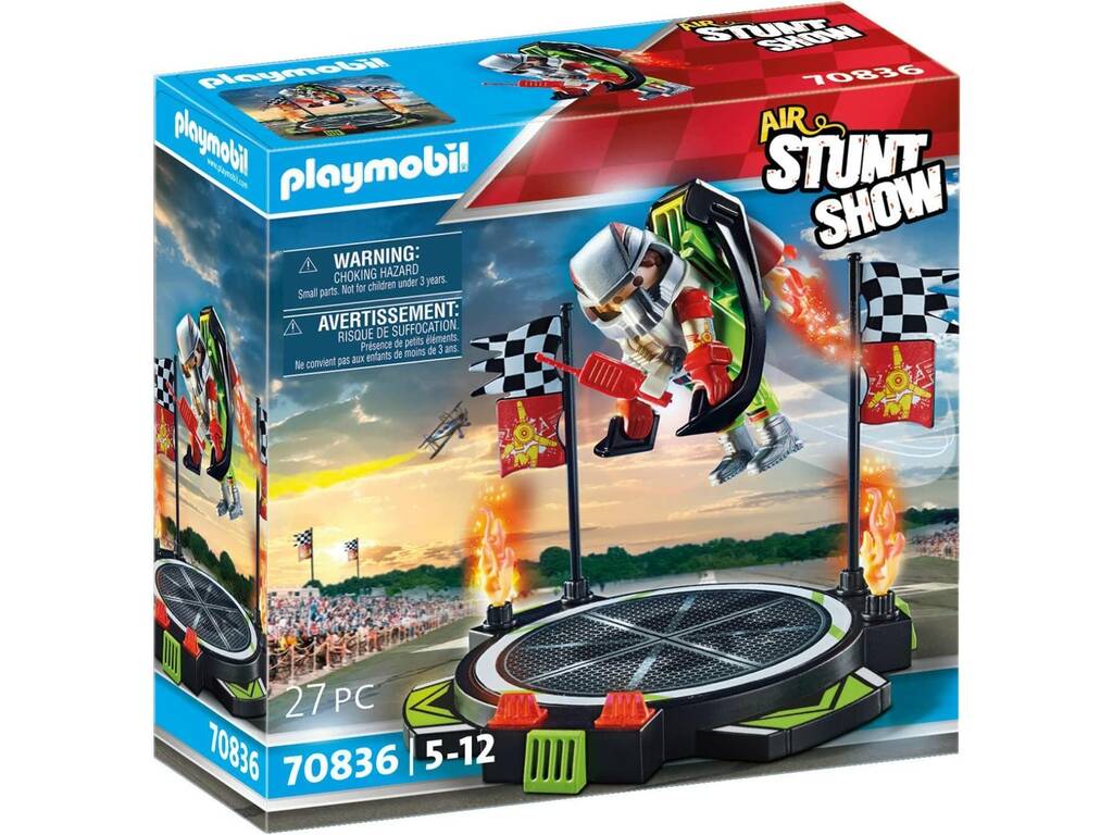 Playmobil Air Stuntshow Mochila Propulsora 70836