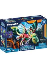 Playmobil Dragons Nine Realms Feathers e Alex Playmobil 71083