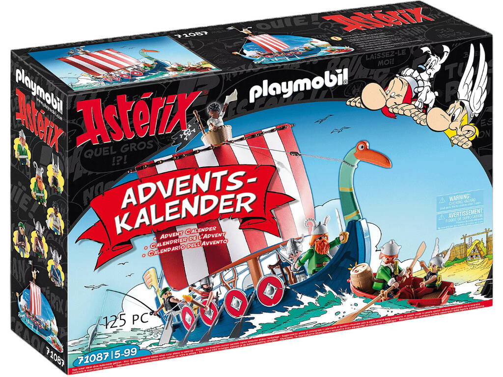 Playmobil Astérix Calendario de Adviento Piratas 71087