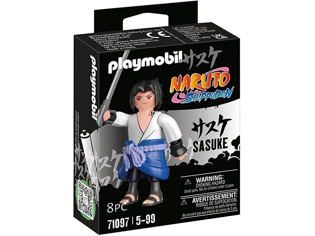 Playmobil Naruto Shippuden Figura Sasuke 71097