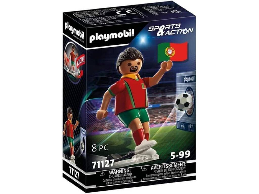 Playmobil Portugal Joueur de football Portugal 71127