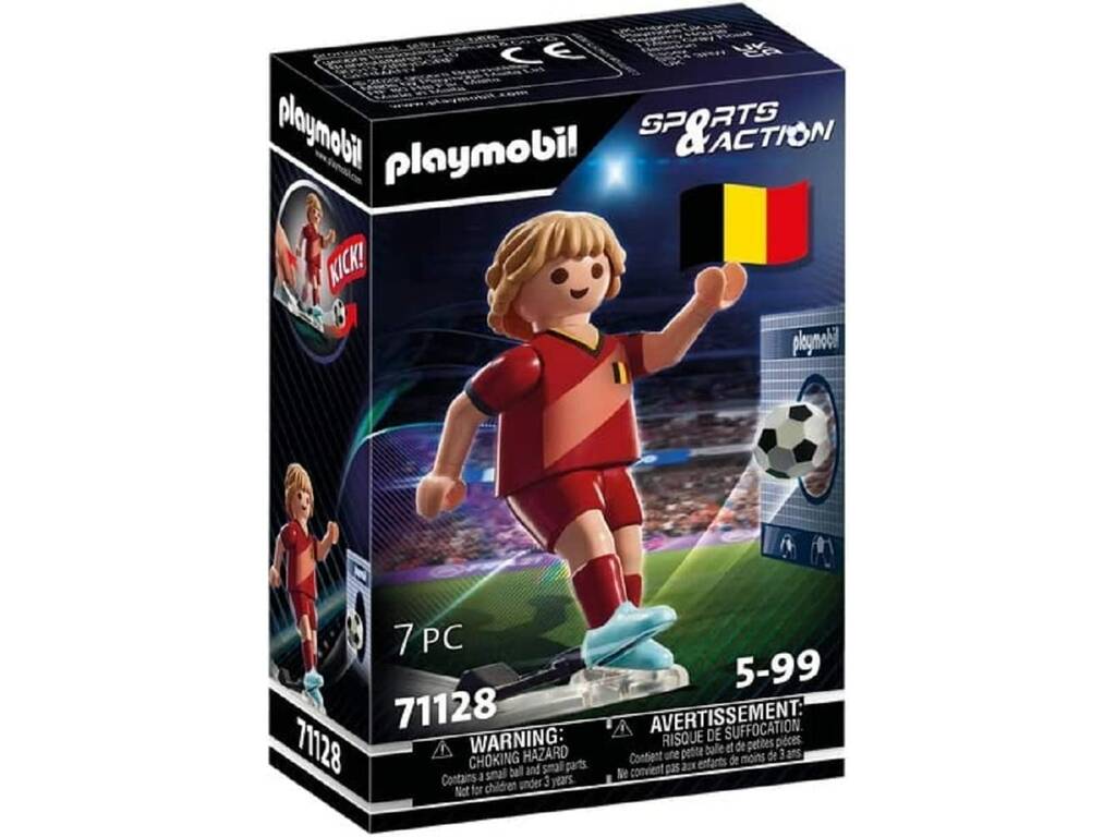 Playmobil Jogador de Futebol Bélgica 71128