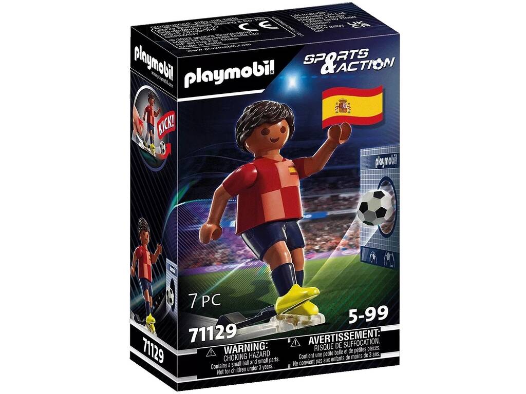 Playmobil Joueur de football Espagne 71129