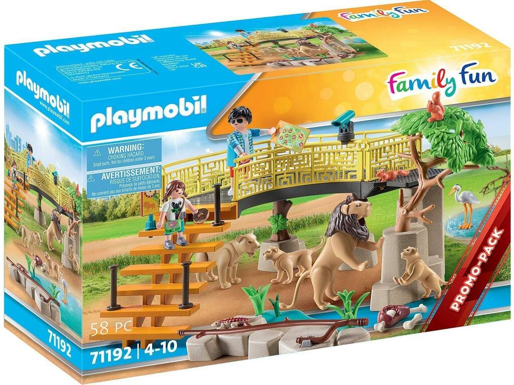 Playmobil Löwe mit Außengehege 71192