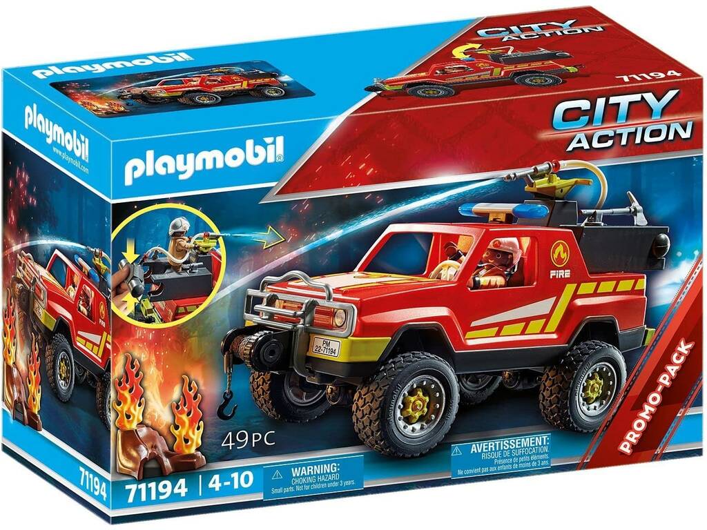 Playmobil Camion dei pompieri 71194