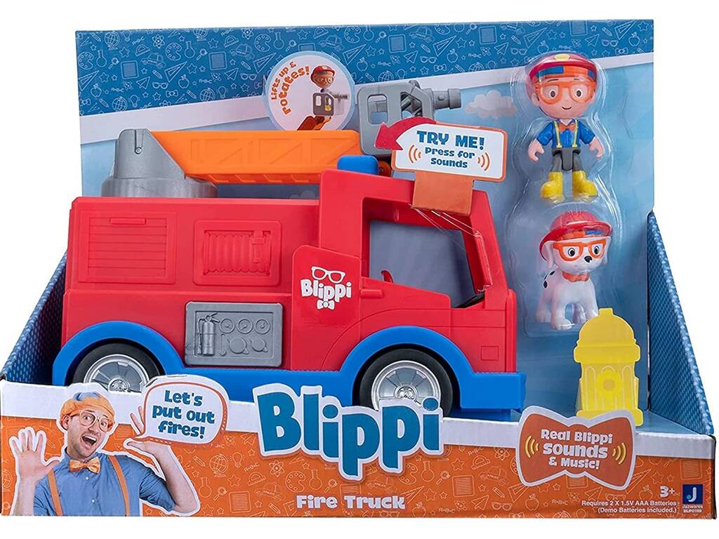 Blippi Camion dei pompieri Toy Partner BLP0159