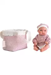 Poupée Mufly 21 cm. avec sac de promenade Antonio Juan 85212