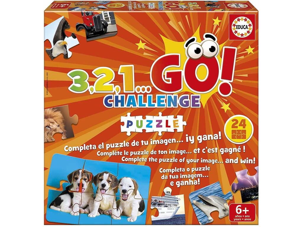 3,2,1... Go! Challenge Puzzle Educa 19390