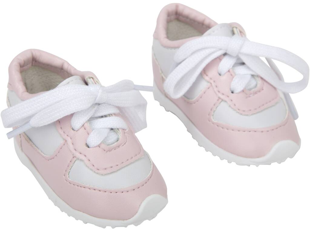 Set di scarpe da ginnastica rosa e bianche per bambola 45 cm. Arias 6318