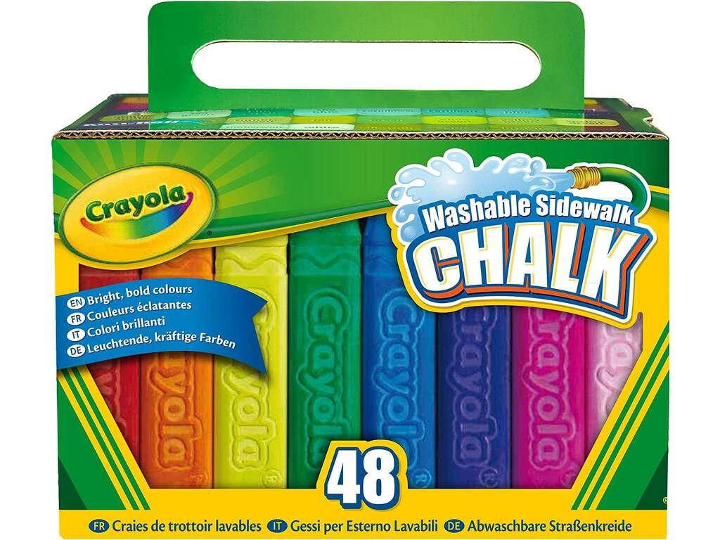48 Tizas De Suelo Lavables Crayola 51-2048