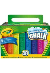 48 Craie lavable pour sol Crayola 51-2048