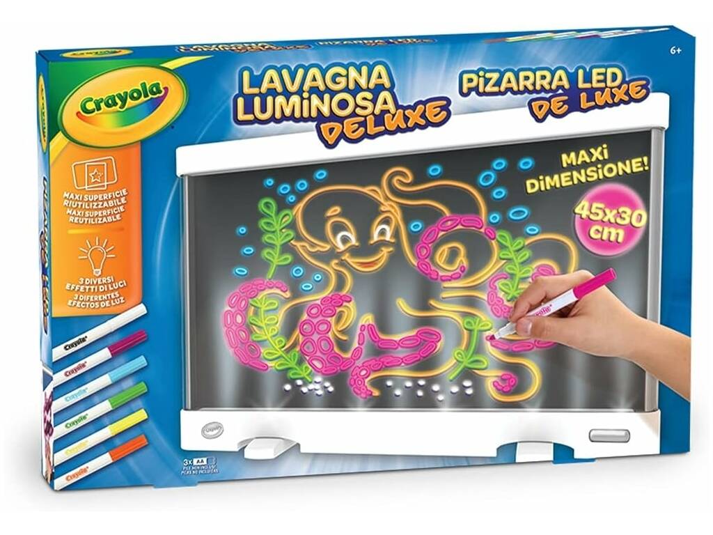 Crayola 74-7504 Tableau à craies Luxe Led