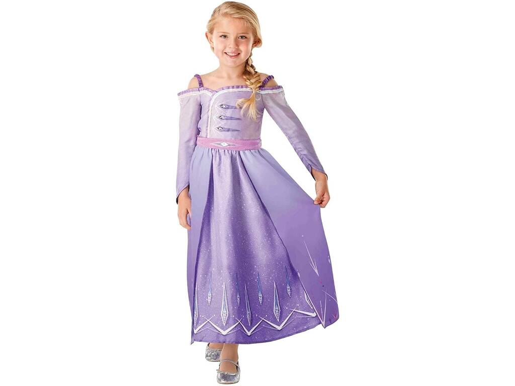 Disfraz Infantil Elsa Frozen II Talla L Rubies 300626-L