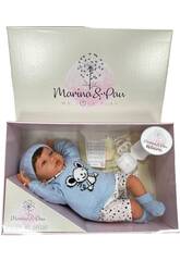 Muñeco Luka Mouse Newborn 45 cm. Marina & Pau 3037