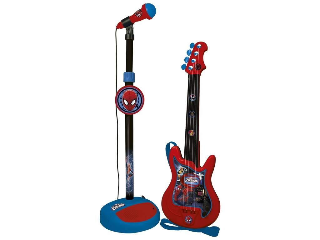 Spiderman Conjunto Guitarra e Microfone Reig 552