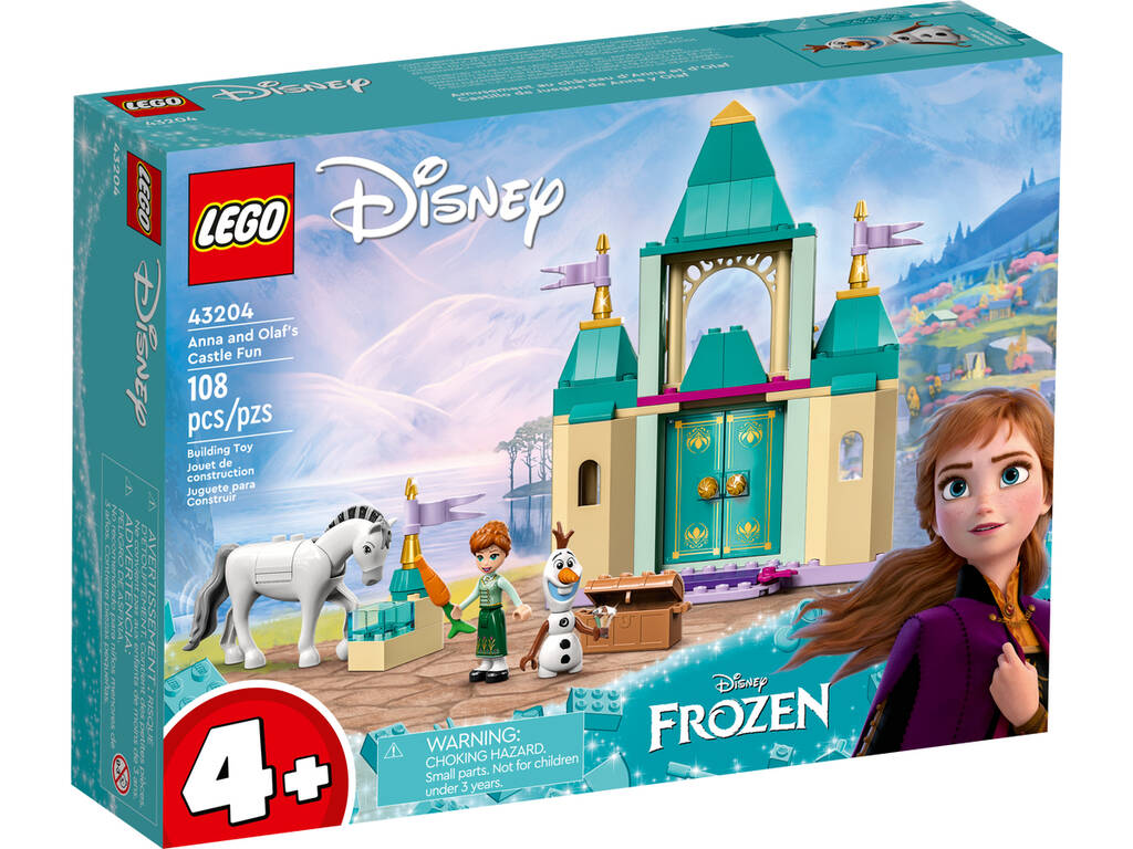 Lego Disney Frozen Castillo de Juegos de Anna y Olaf 43204