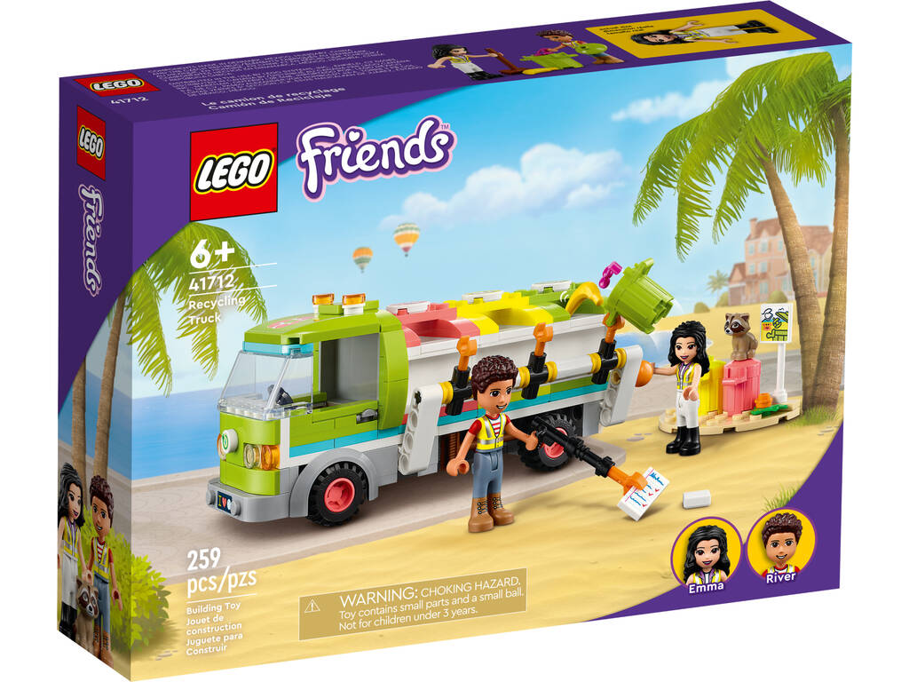 Lego Friends Camion per il riciclaggio 41712