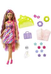 Barbie Totally Hair Extra Long Flower Hair Mattel HCM89