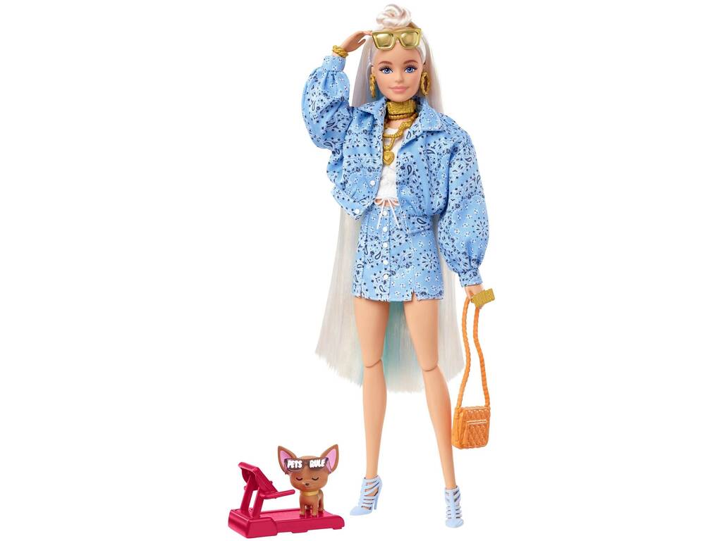 Barbie Extra Conjunto Estampado Bandana Mattel HHN08