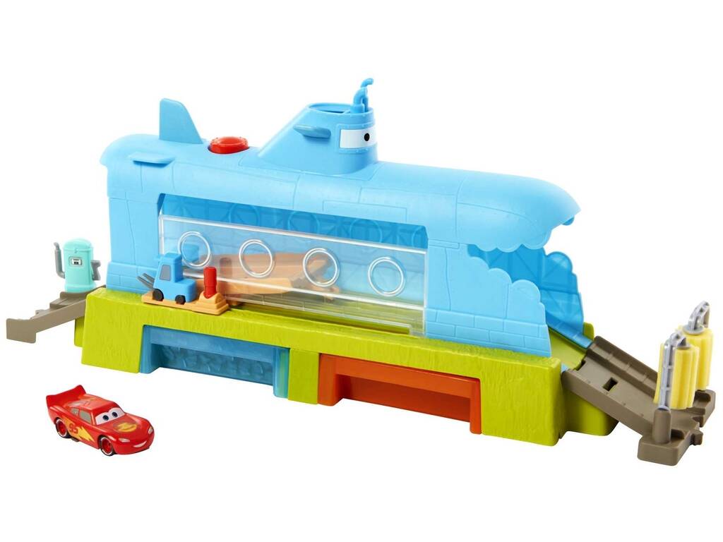 Cars On The Road Car Wash Submarine mit Lightning McQueen-Paket von Mattel HGV70