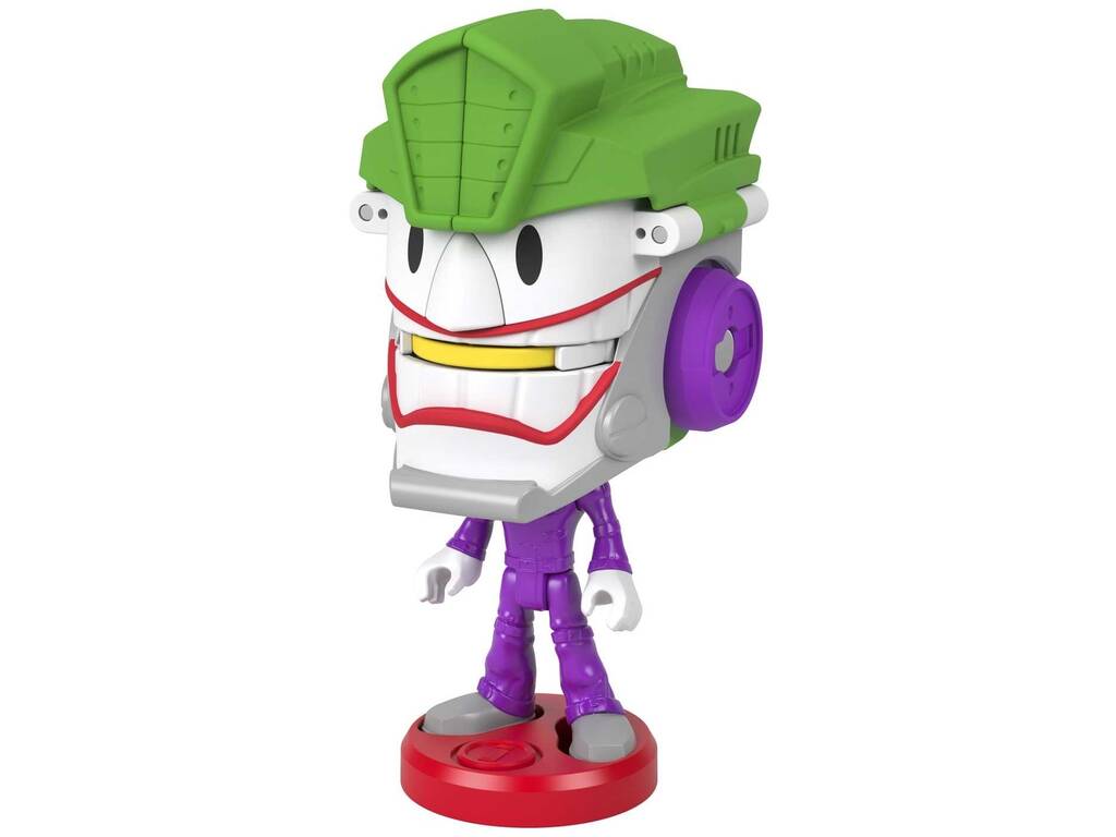 Imaginext DC Cabeça Veículo The Joker e Jokermóvil Mattel HGX92