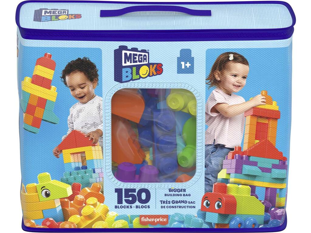 Mega Bloks Bolsa Grande 150 Piezas Mattel HHM96