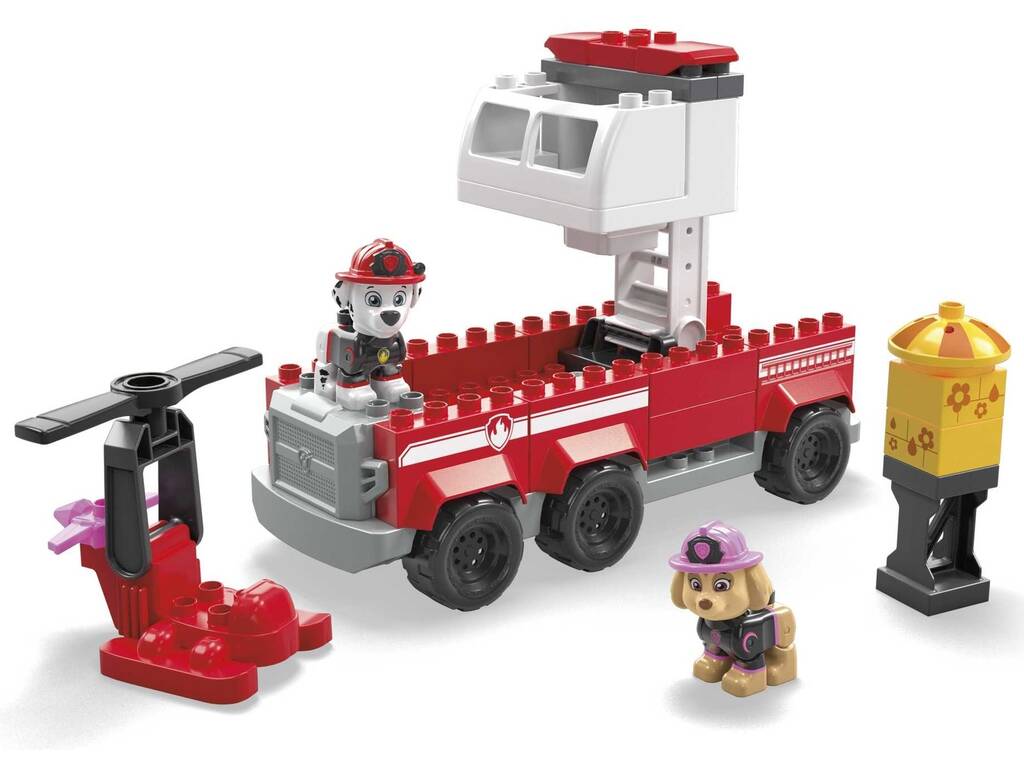 Paw Patrol Mega Bloks Feuerwehrtruck von Marshall Mattel HHN05