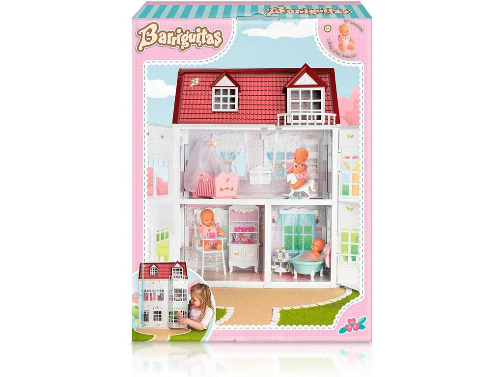Casa Barriguitas con bambola e accessori Famosa 700017220