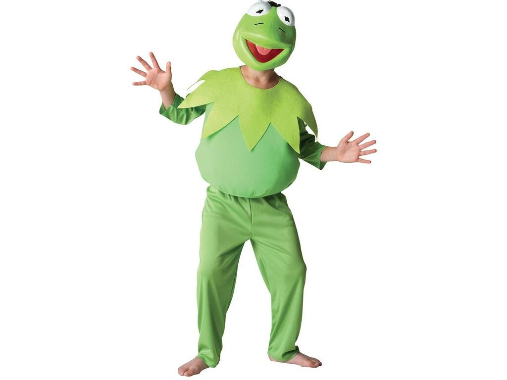 Kermit der Frosch Kinderkostüm Die Muppets Größe S Rubine 881873-S