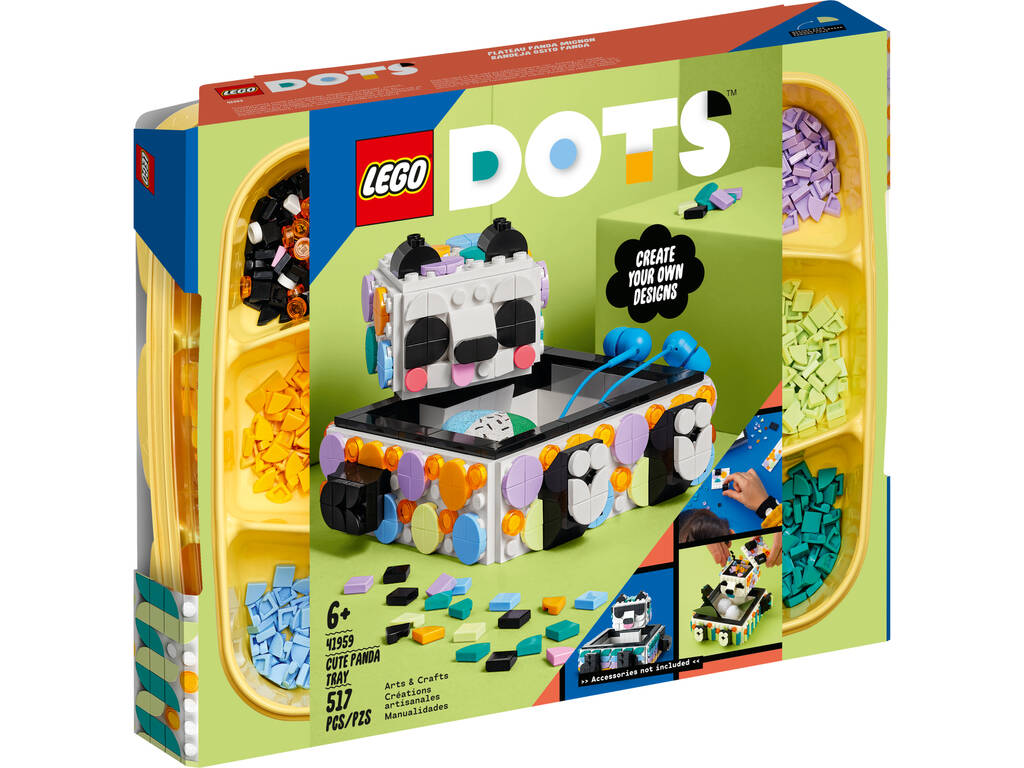 Lego Dots Vassoio Orsetto Panda 41959