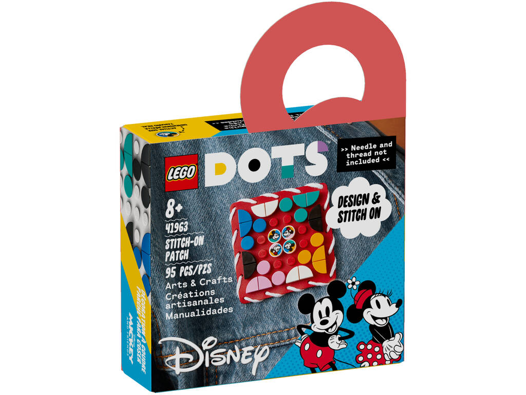 Lego Dots Mickey Mouse y Minnie Mouse: Parche para Coser 41963