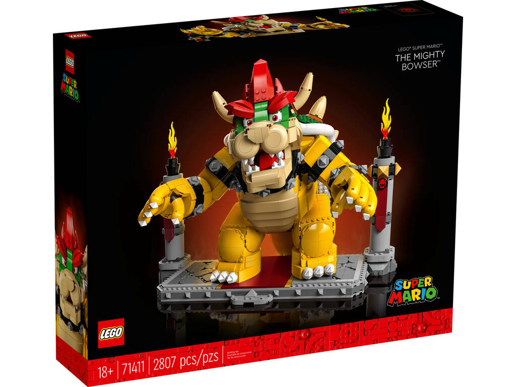 Lego Super Mario Il Potente Bowser 71411