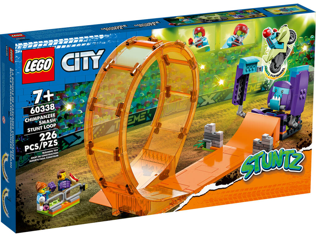 Lego City Stuntz Acrobatic Curl : Chimpanzé dévastateur 60338