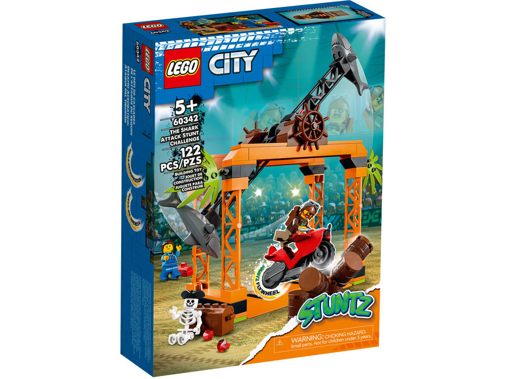 Lego City Stuntz Sfida acrobatica: attacco dello squalo 60342