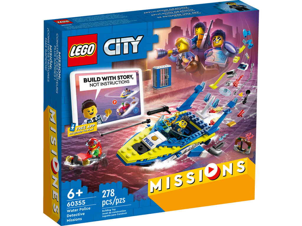 Lego City Misiones de Detectives de la Policía de Agua 60355