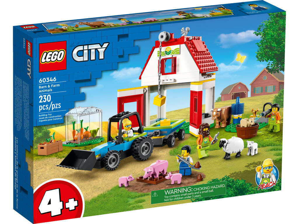 Lego City Celeiro e Animais de Fazenda 60346