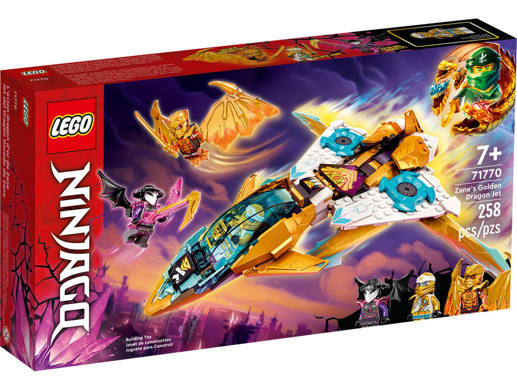 Lego Ninjago El Reactor del Dragon Dorado de Zane 71770