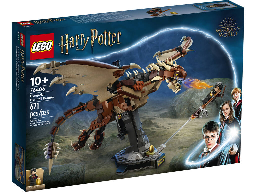 Lego Harry Potter Dragão Rabo-Córneo Húngaro 76406