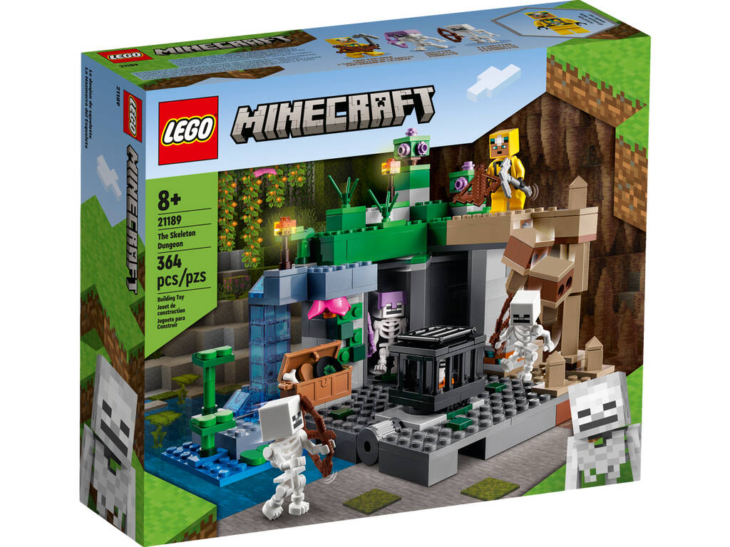 Lego Minecraft Squelette Donjon 21189